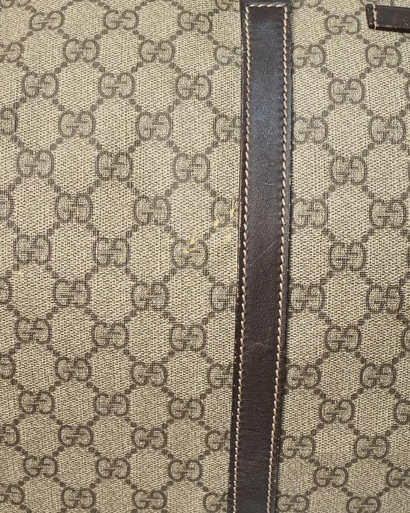 Gucci Borsone 45 Bandouliere GG Supreme Marrone im Angebot 5