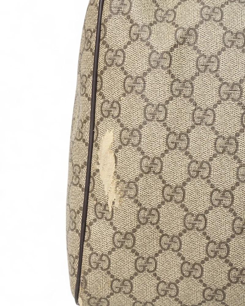 Gucci Borsone 45 Bandouliere GG Supreme Marrone im Angebot 7