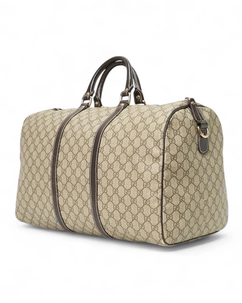 Gucci Borsone 45 Bandouliere GG Supreme Marrone im Angebot 1