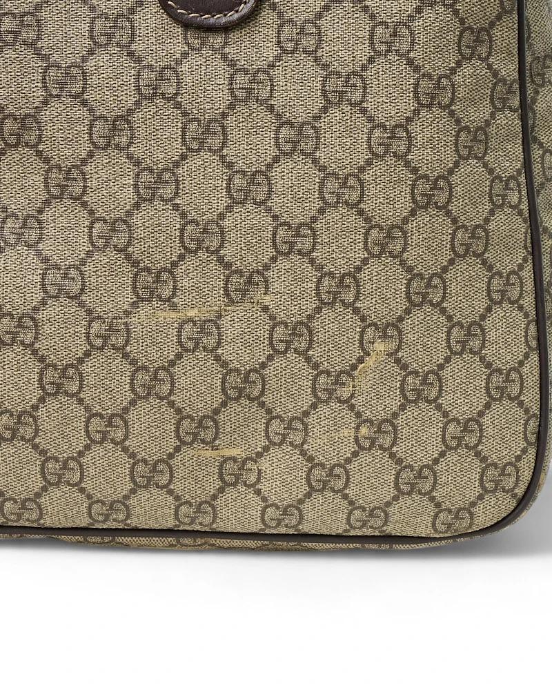 Gucci Borsone 45 Bandouliere GG Supreme Marrone im Angebot 2