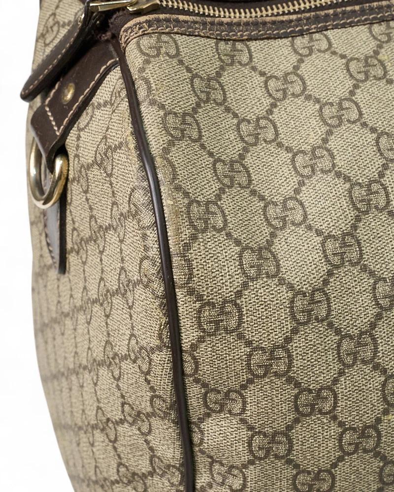 Gucci Borsone 45 Bandouliere GG Supreme Marrone im Angebot 3