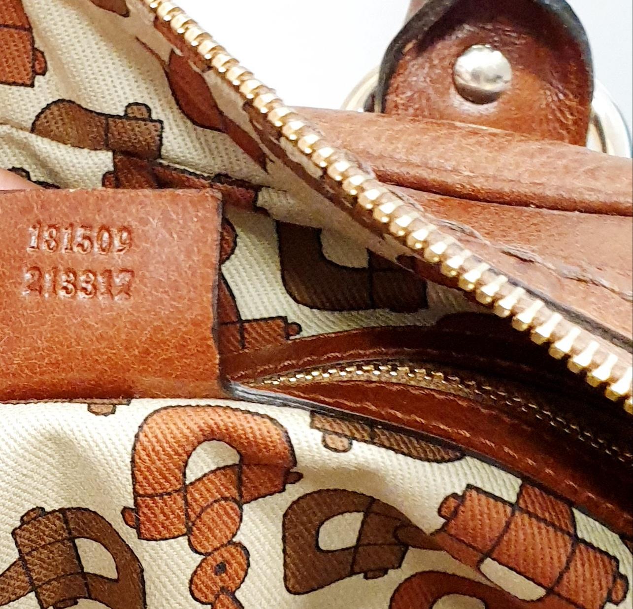 Gucci  Boston Brown Leather Shoulder Bag 4