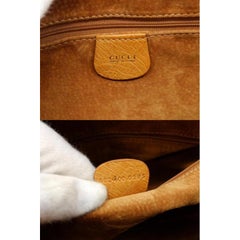 Gucci Boston Cognac 2way 232820 Brown Ostrich Leather Shoulder Bag