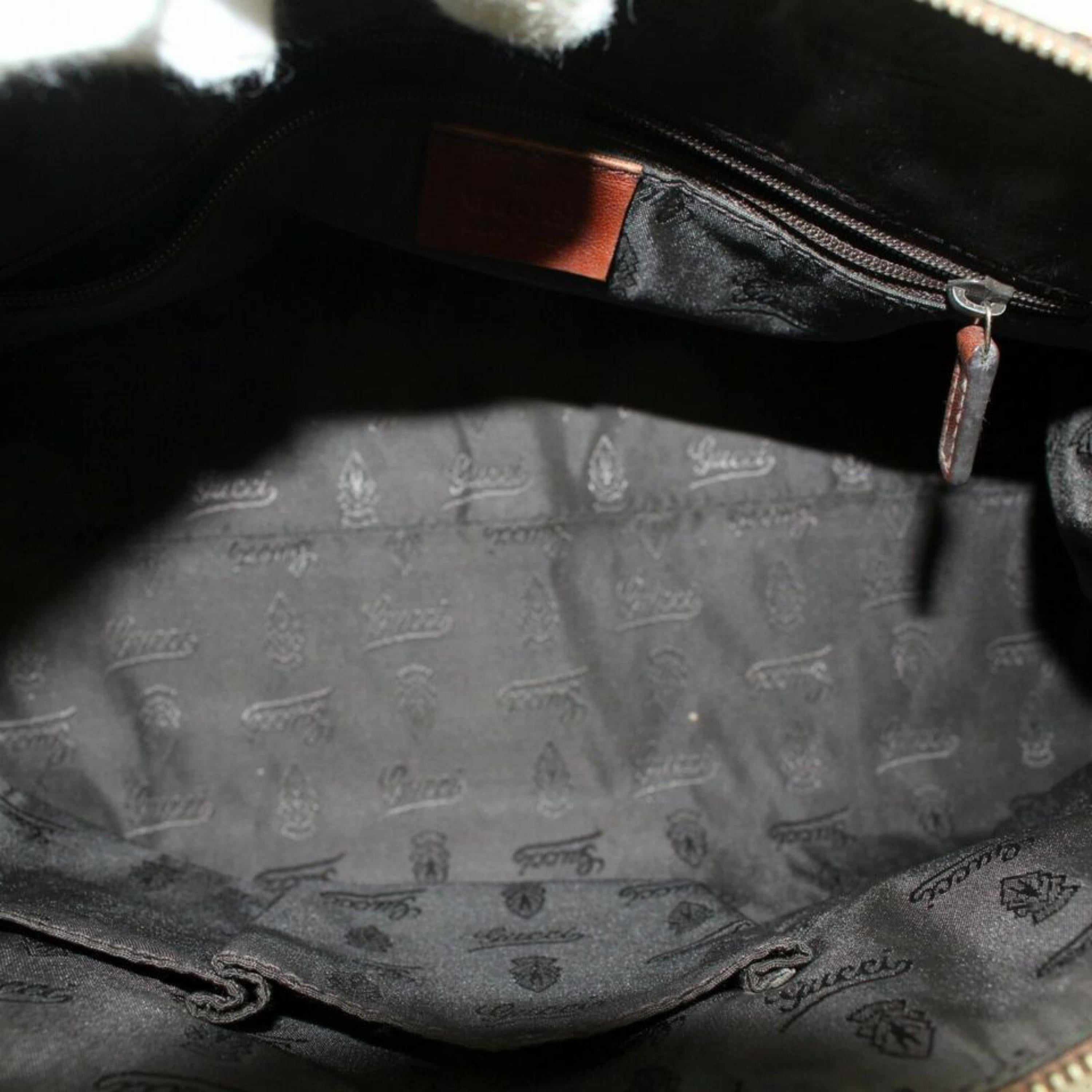 Brown Gucci Boston Crystal Monogram Gg 869991 Pink Coated Canvas Shoulder Bag For Sale