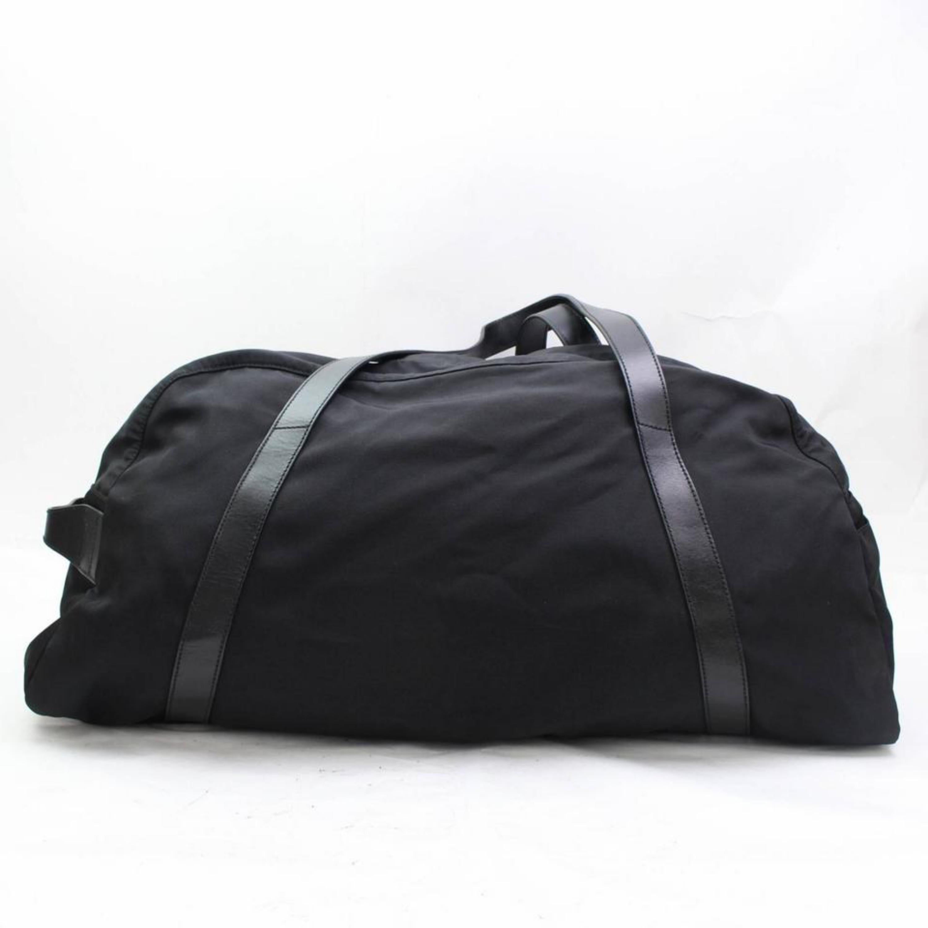 Gucci Boston Duffle 867439 Black Nylon Weekend/Travel Bag For Sale 1