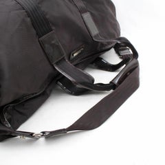 Gucci Boston Duffle with Strap 867837 Brown Nylon Weekend/Travel Bag