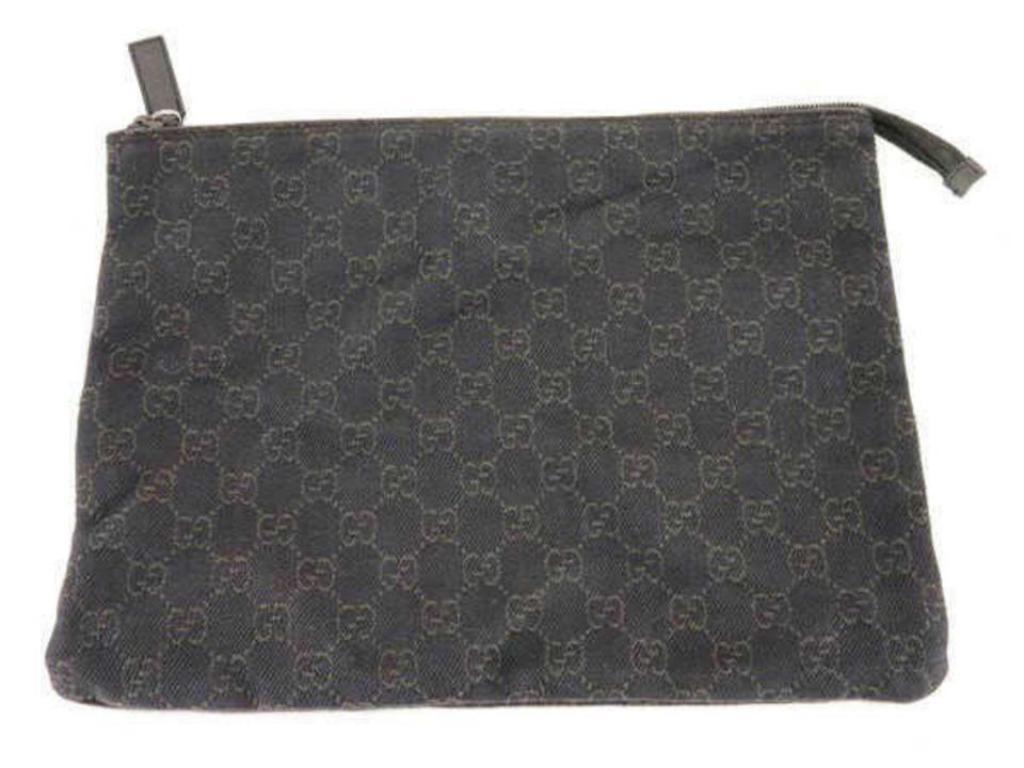 Black Gucci Boston Extra Large Chocolate Signature Monogram Duffle 231113 Brown Canvas For Sale