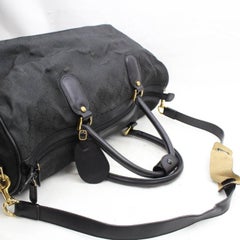 Gucci Boston Gg Monogram Duffle with Strap 869649 Black Canvas Weekend/Travel Ba