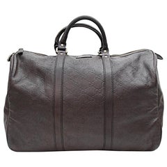 Gucci Boston Guccissima Joy Duffle 867664 Brown Leather Weekend/Travel Bag