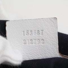 Gucci Boston Princy Chain 867944 White Leather Shoulder Bag