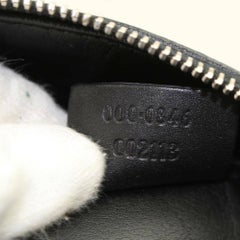 Gucci Boston Sherry Monogram Web 870072 Black Canvas Satchel