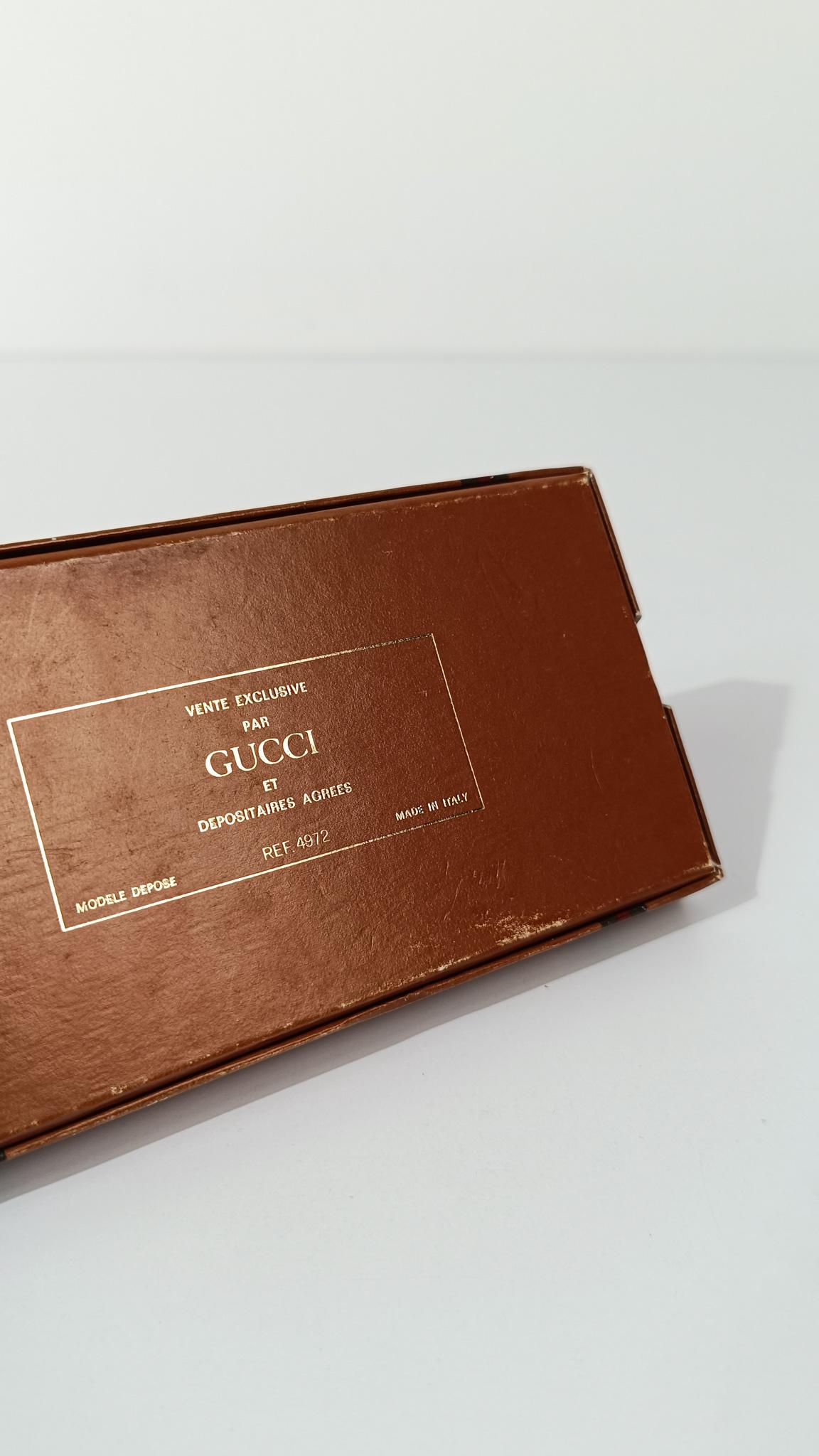 Gucci Flaschenöffner in Original Vintage Verpackung, Italien 70er Jahre im Angebot 5