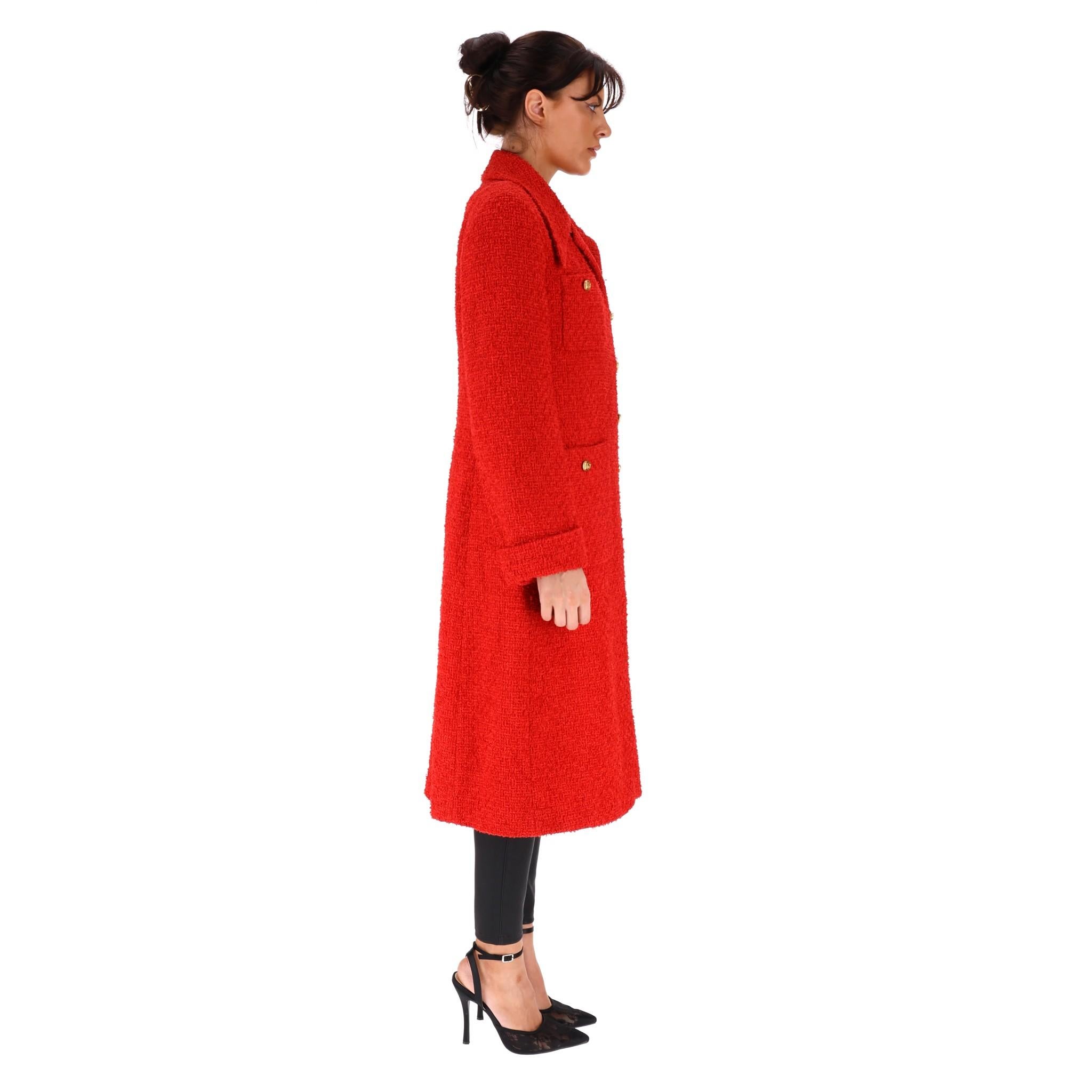 Rosso Coates in bouclé di Gucci in vendita