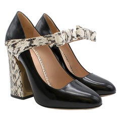 Gucci Bow-Embellished Elaphe & Leather Sandals 36