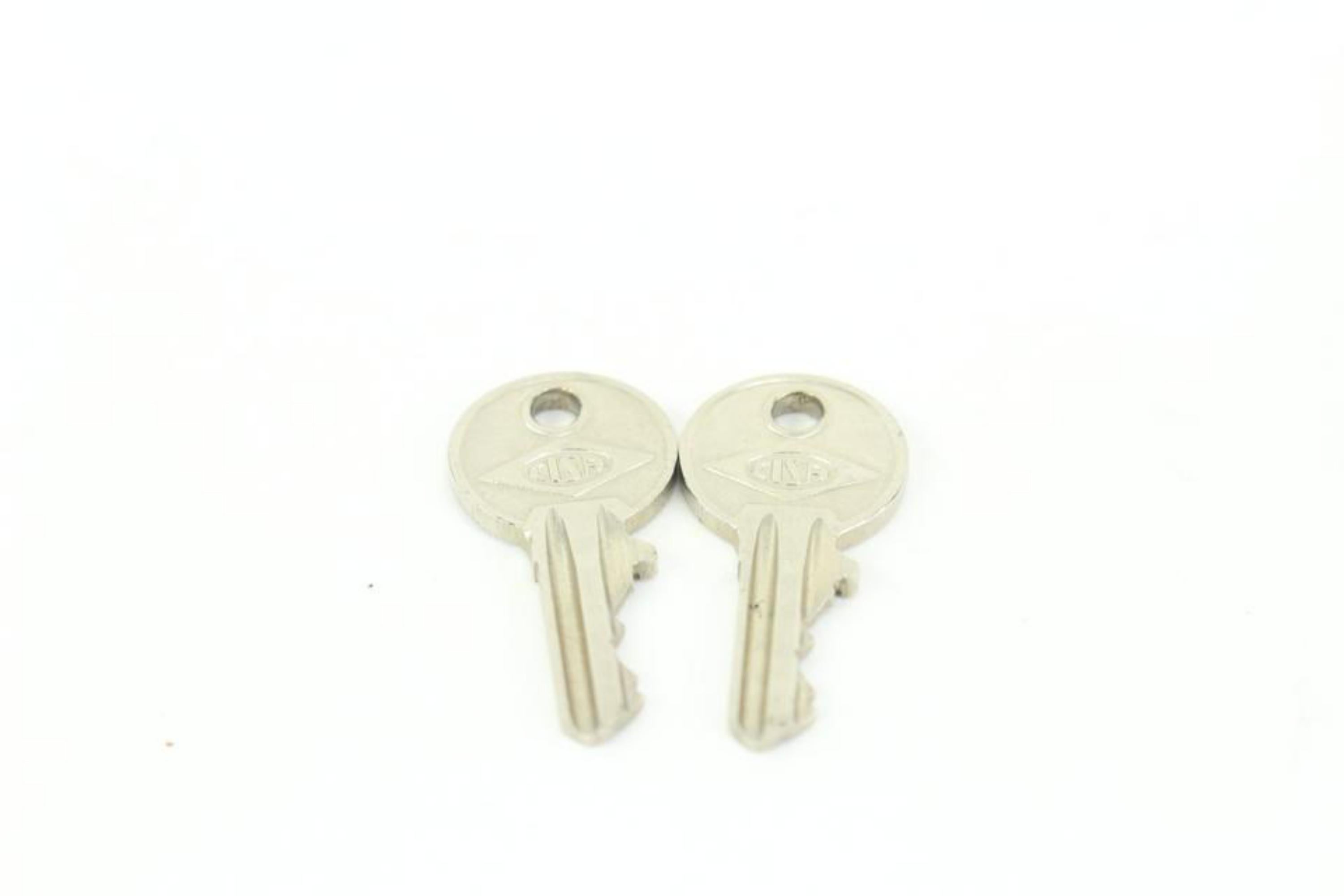 Gucci Brace G Logo Lock and Key Set Cadena Bag Charm Padlock 69g315s 2