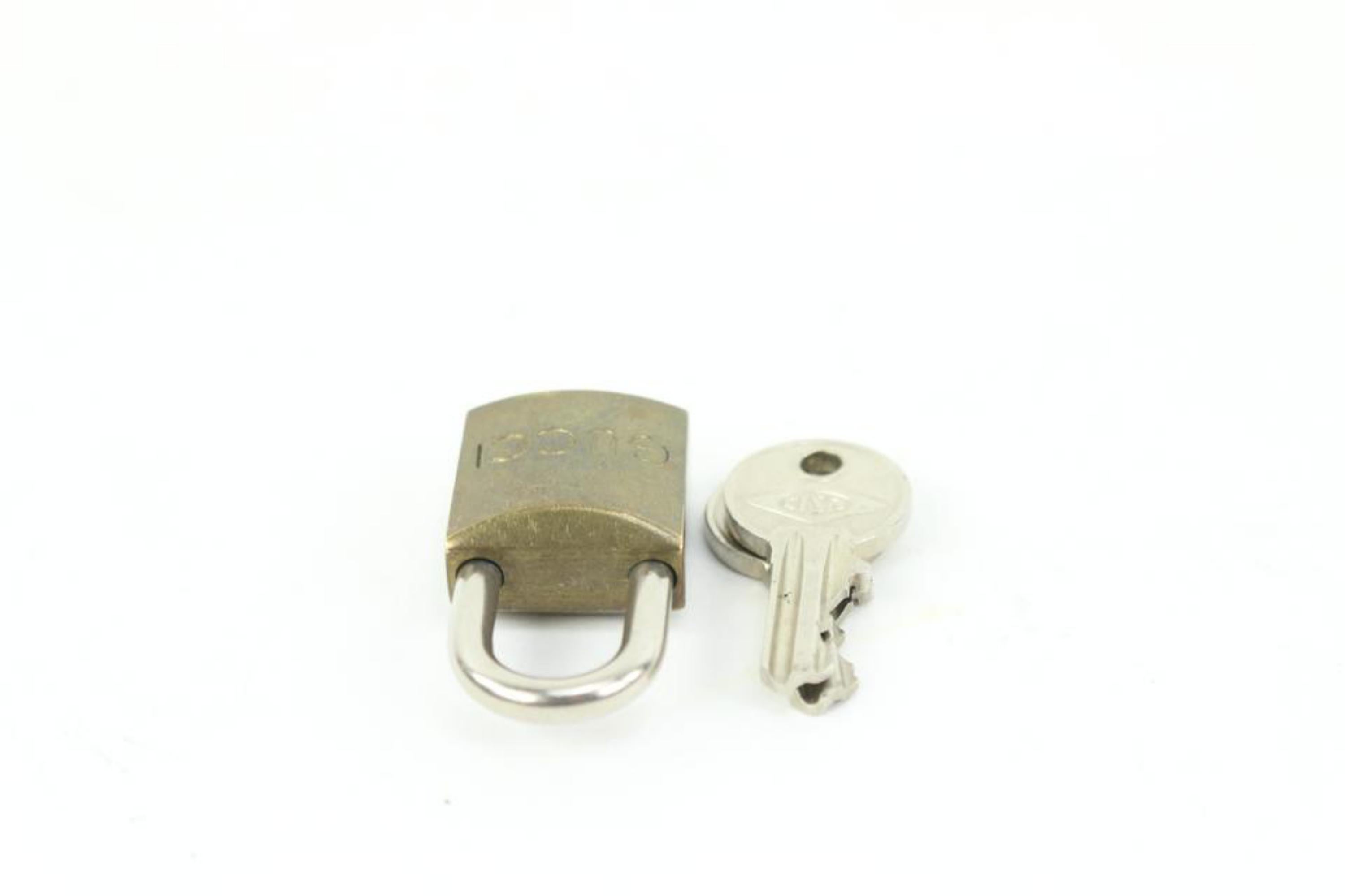 Gucci Brace G Logo Lock and Key Set Cadena Bag Charm Padlock 69g315s 3