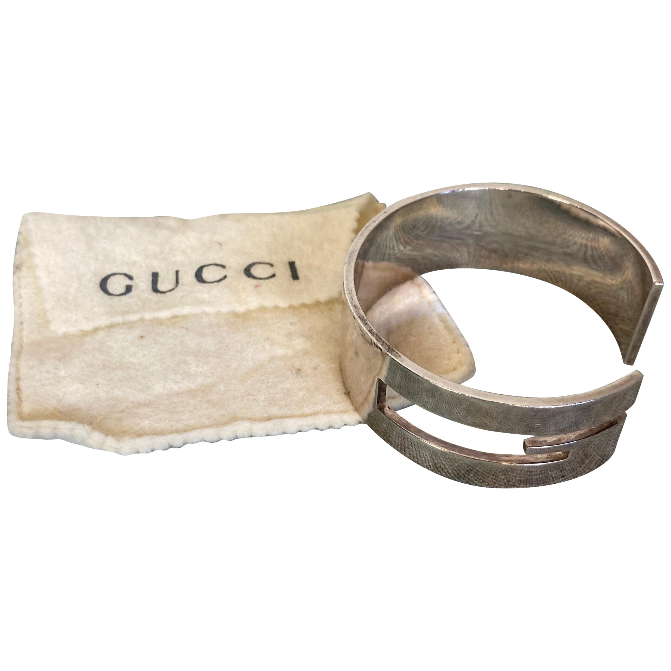 Bracciale Gucci degli anni 2000 di Tom Ford in argento 925
