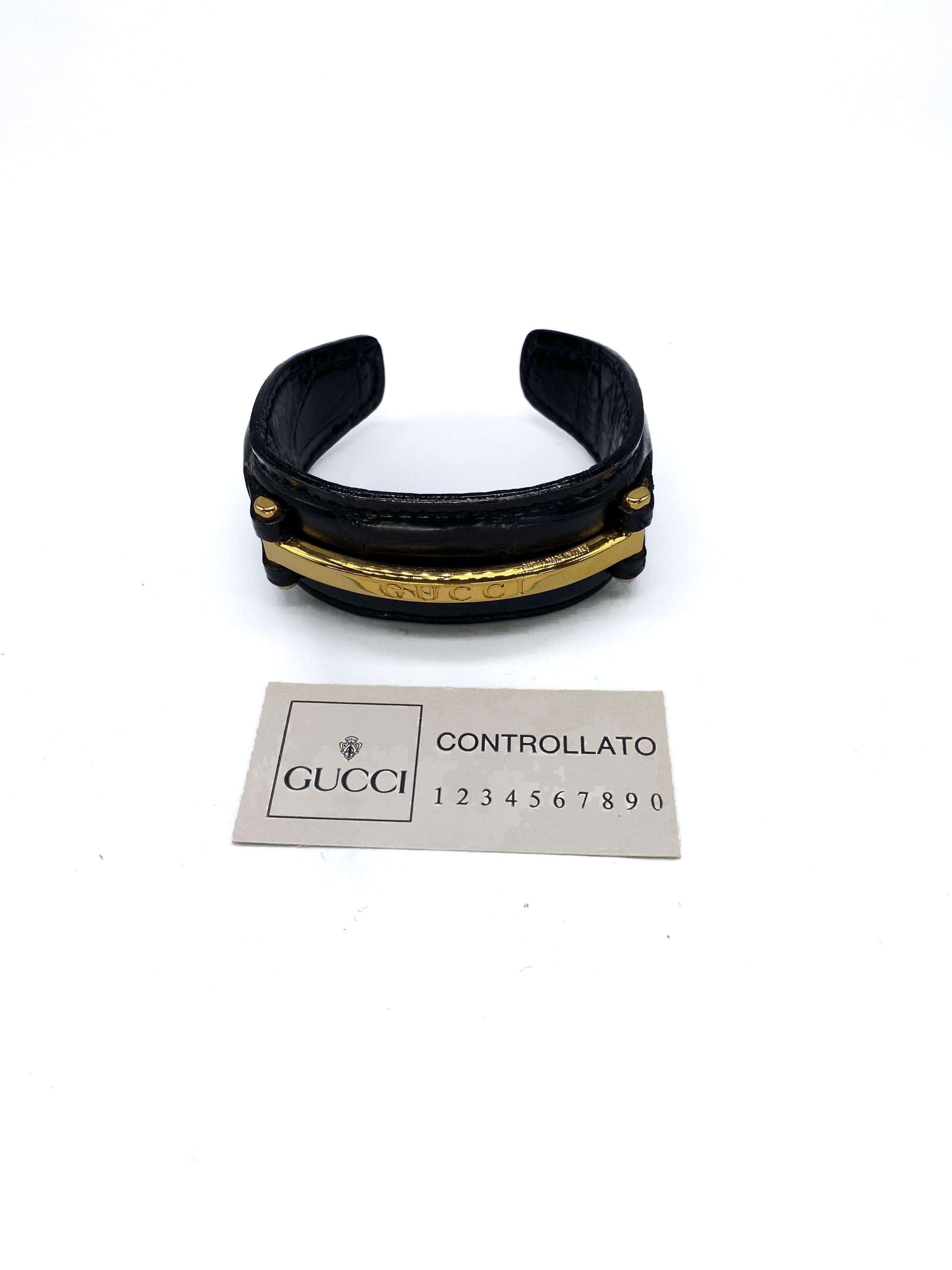 GUCCI Bracelet Vintage 1980s In Excellent Condition In London, GB