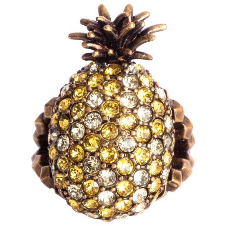 Pineapple ring gucci Clearance
