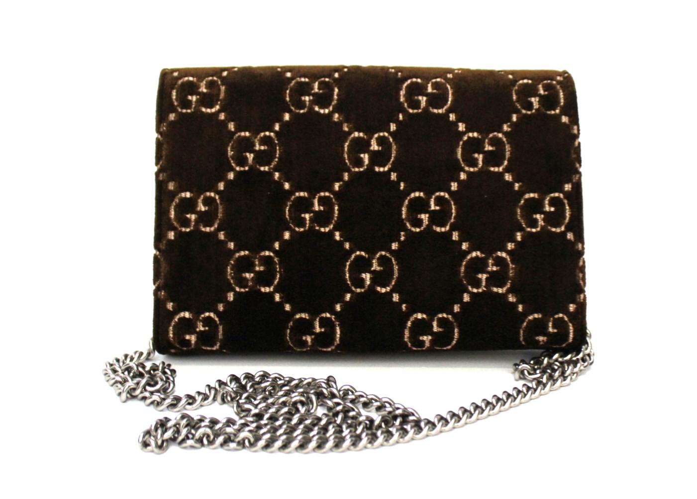 gucci dionysus brown velvet