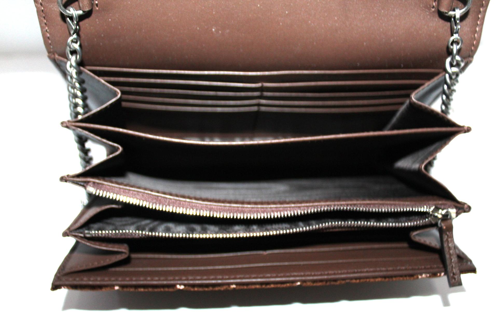 Gucci Brawn Velvet Dionysus Bag In New Condition In Torre Del Greco, IT