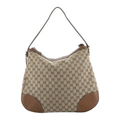 Gucci Bree Hobo GG Canvas With Leather Large 
