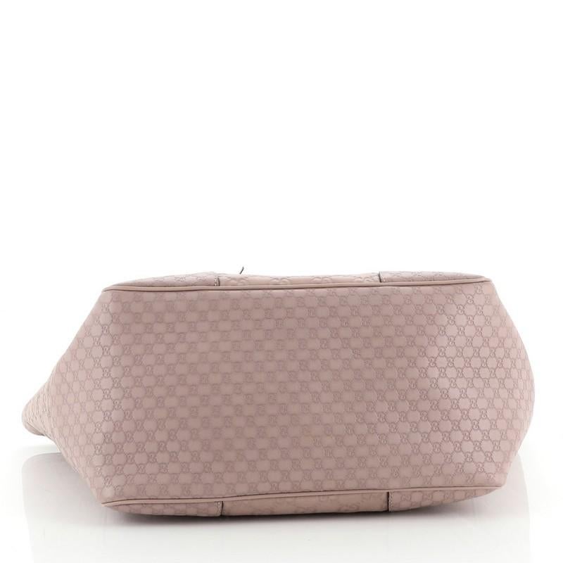 Brown Gucci Bree Tote Guccissima Leather Medium
