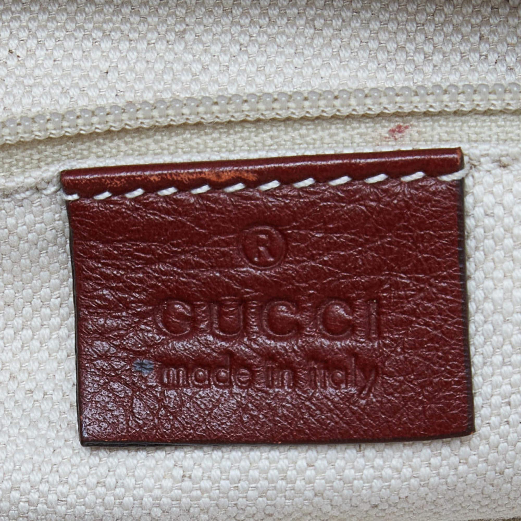 Gucci Brick Brown Guccissima Leather Medium Sukey Boston Bag 5