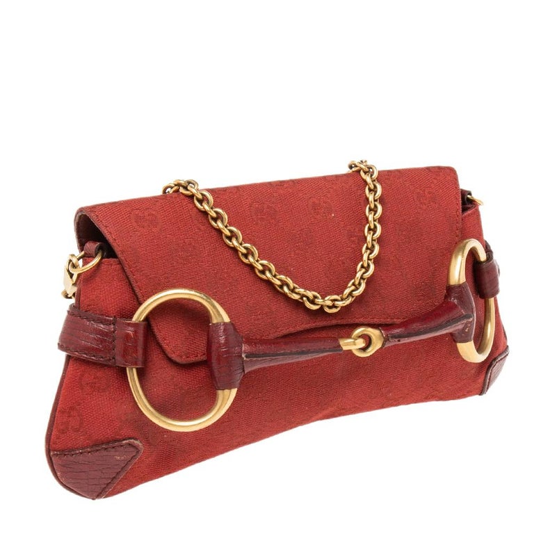 Gucci clutch bag Dark red Velvet ref.409554 - Joli Closet