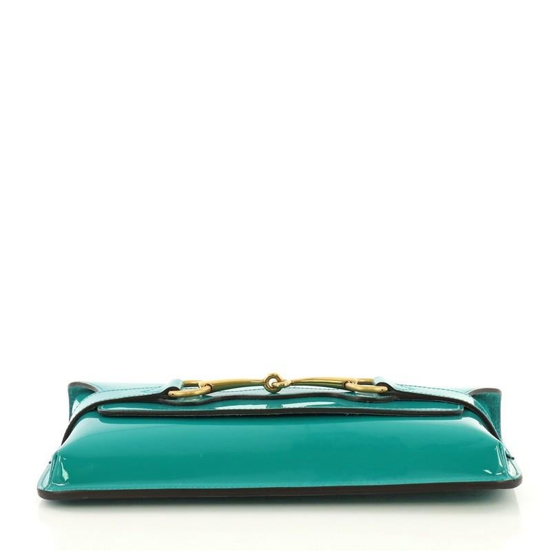 Gucci Bright Bit Clutch Patent In Good Condition In NY, NY