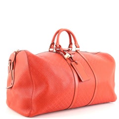 Sac à main Gucci Bright Carry On Duffle en cuir Diamante Large