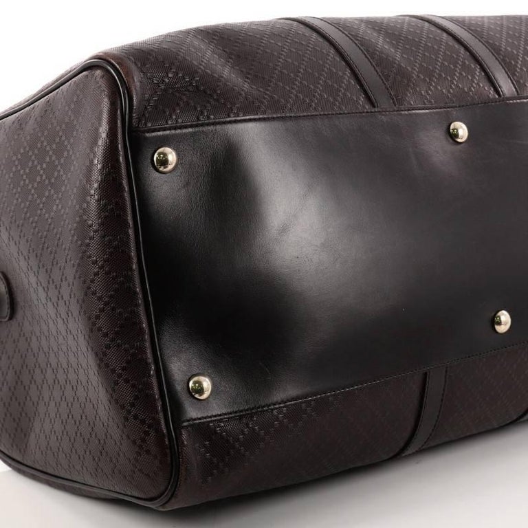 Gucci Bright Carry On Duffle Bag Diamante Leather Large at 1stDibs