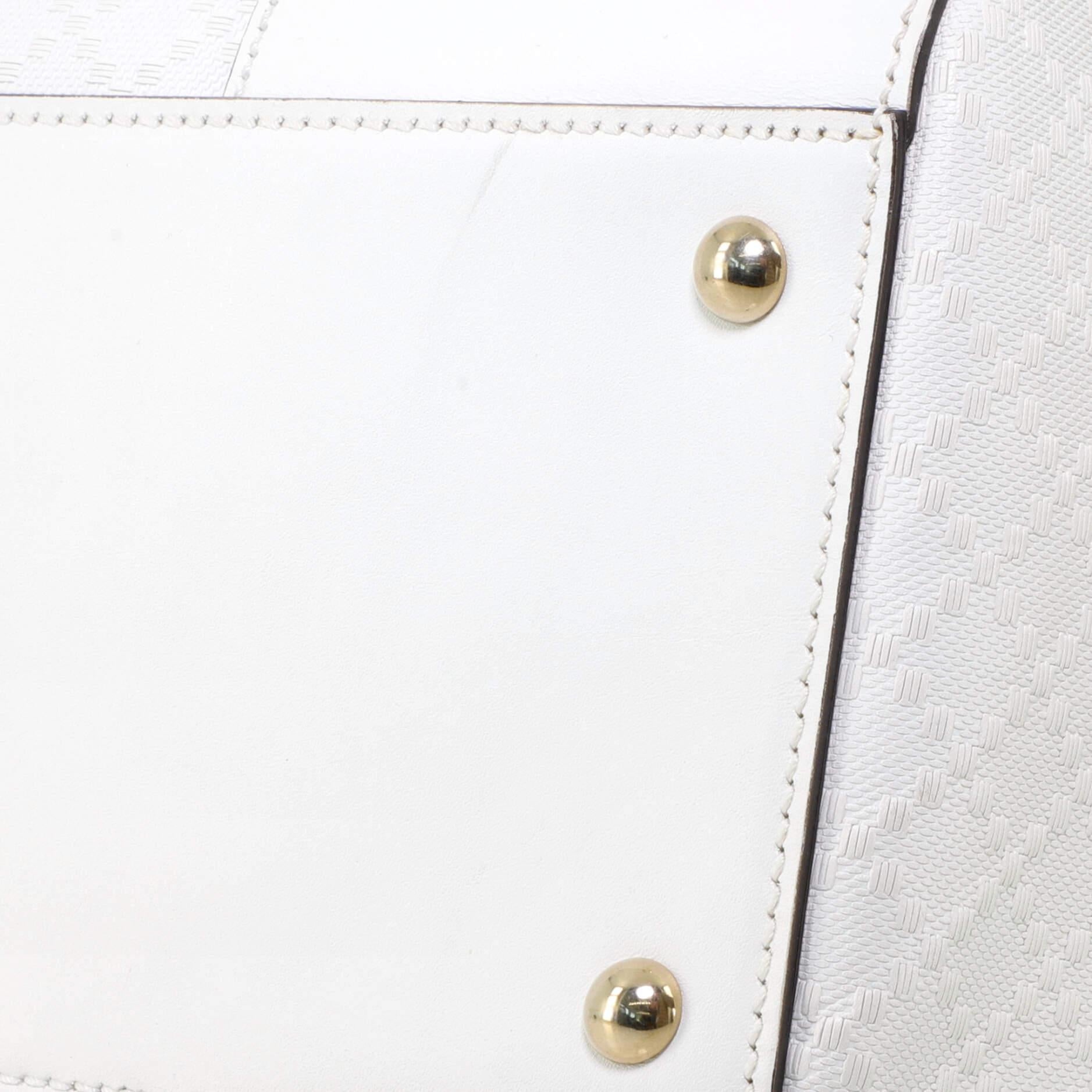 Gucci Bright Convertible Boston Bag Diamante Leather Medium 1