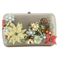 Gucci Broadway Box Clutch Embellished Leather