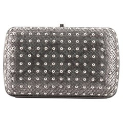 Gucci Broadway Box Clutch Studded Python