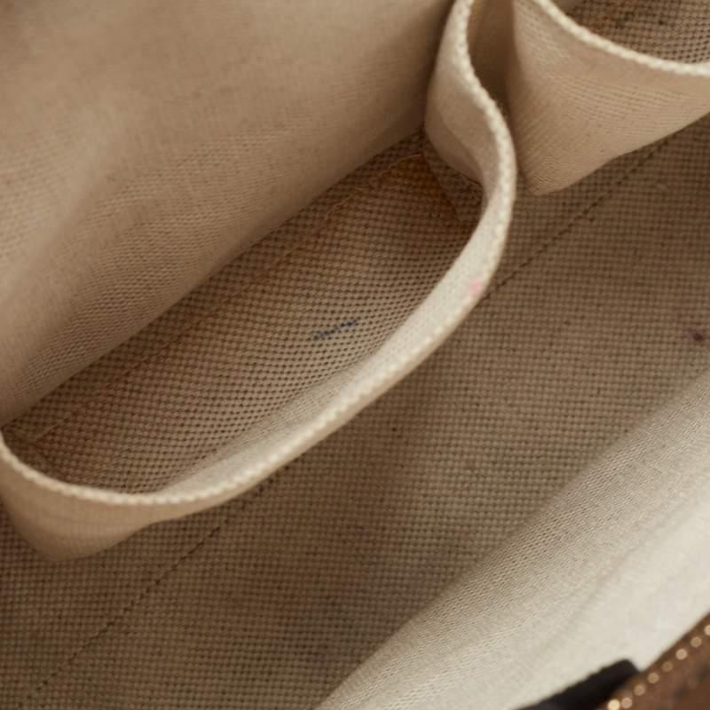 Gucci Bronze Guccissima Patent Leather Large Emily Chain Shoulder Bag In Good Condition In Dubai, Al Qouz 2