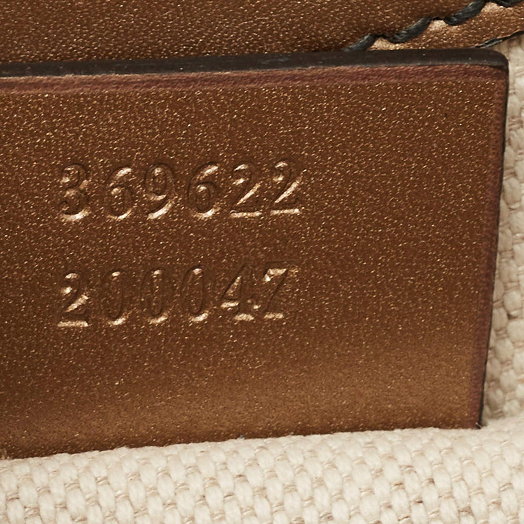 Gucci Bronze Guccissima Patent Leather Mini Emily Chain Shoulder Bag 5