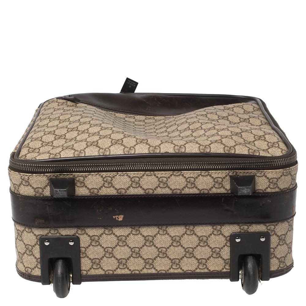 beige carry on luggage