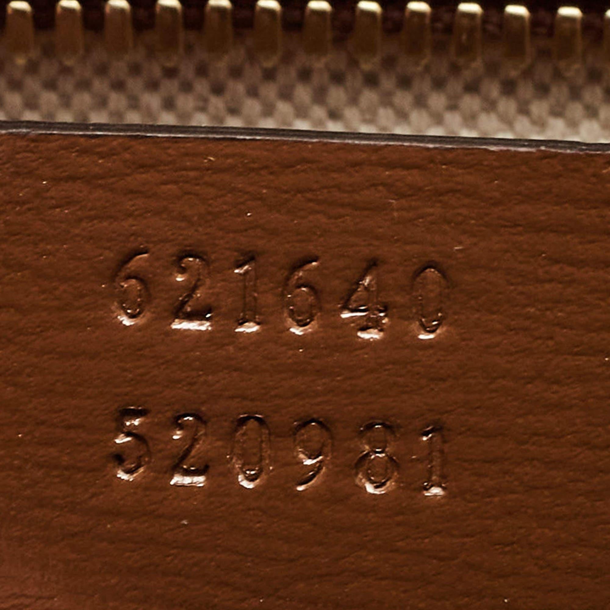 Gucci Brown/Beige GG Supreme Seesack aus Canvas und Leder Horsebit 1955 Duffel Bag im Angebot 1