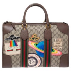 Beige GG Supreme-canvas duffel bag, Gucci