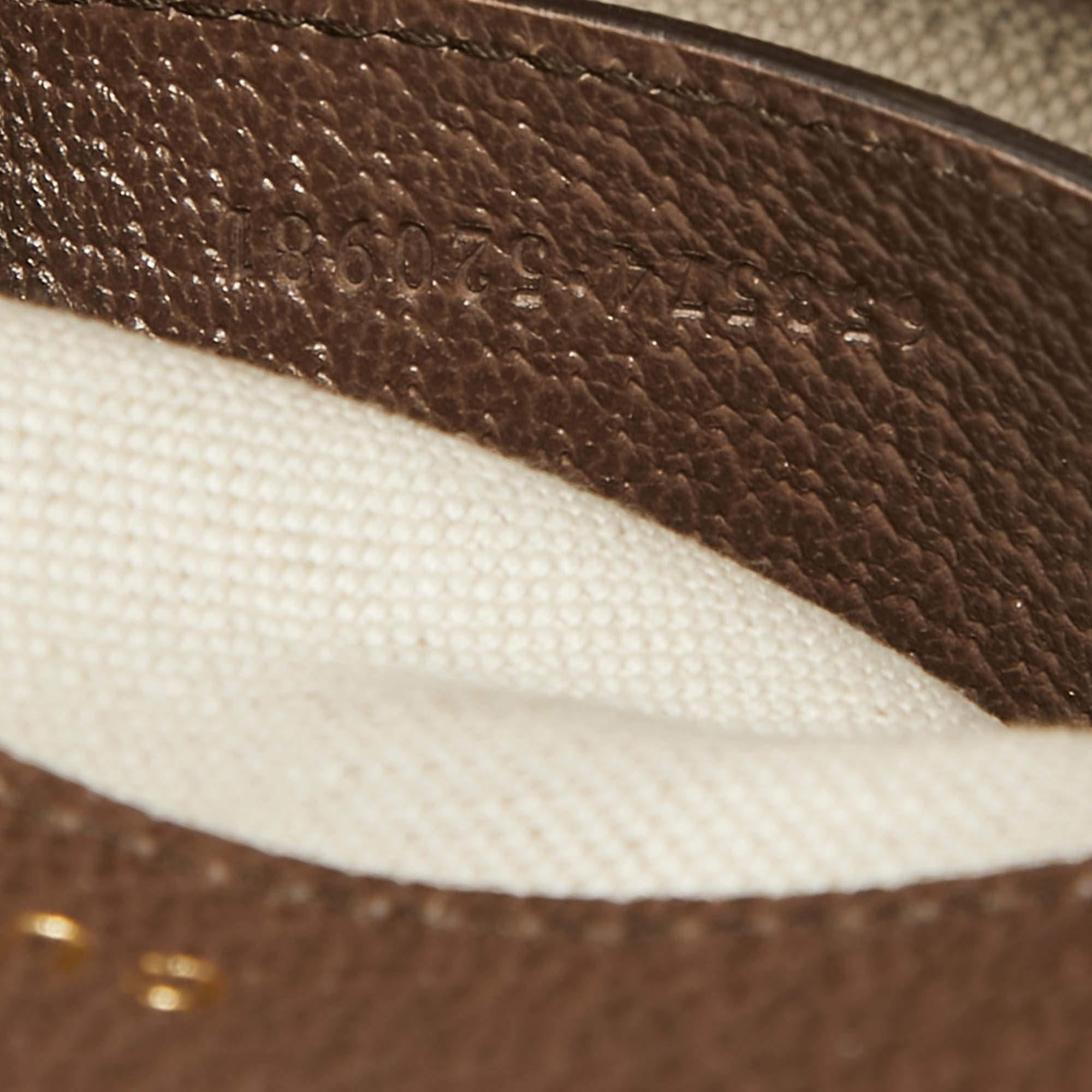 Gucci Brown/Beige GG Canvas Mini Horsebit 1955 Shoulder Bag 3