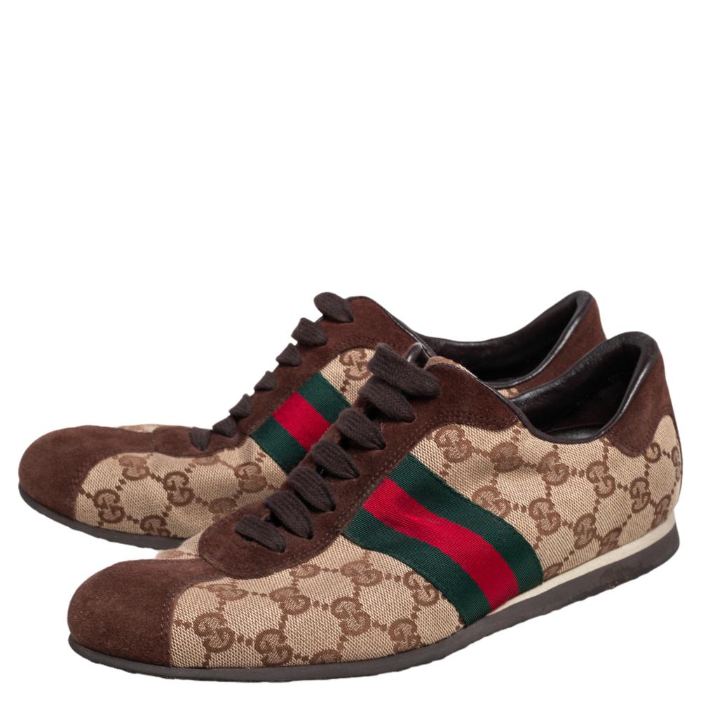 gucci brown sneakers