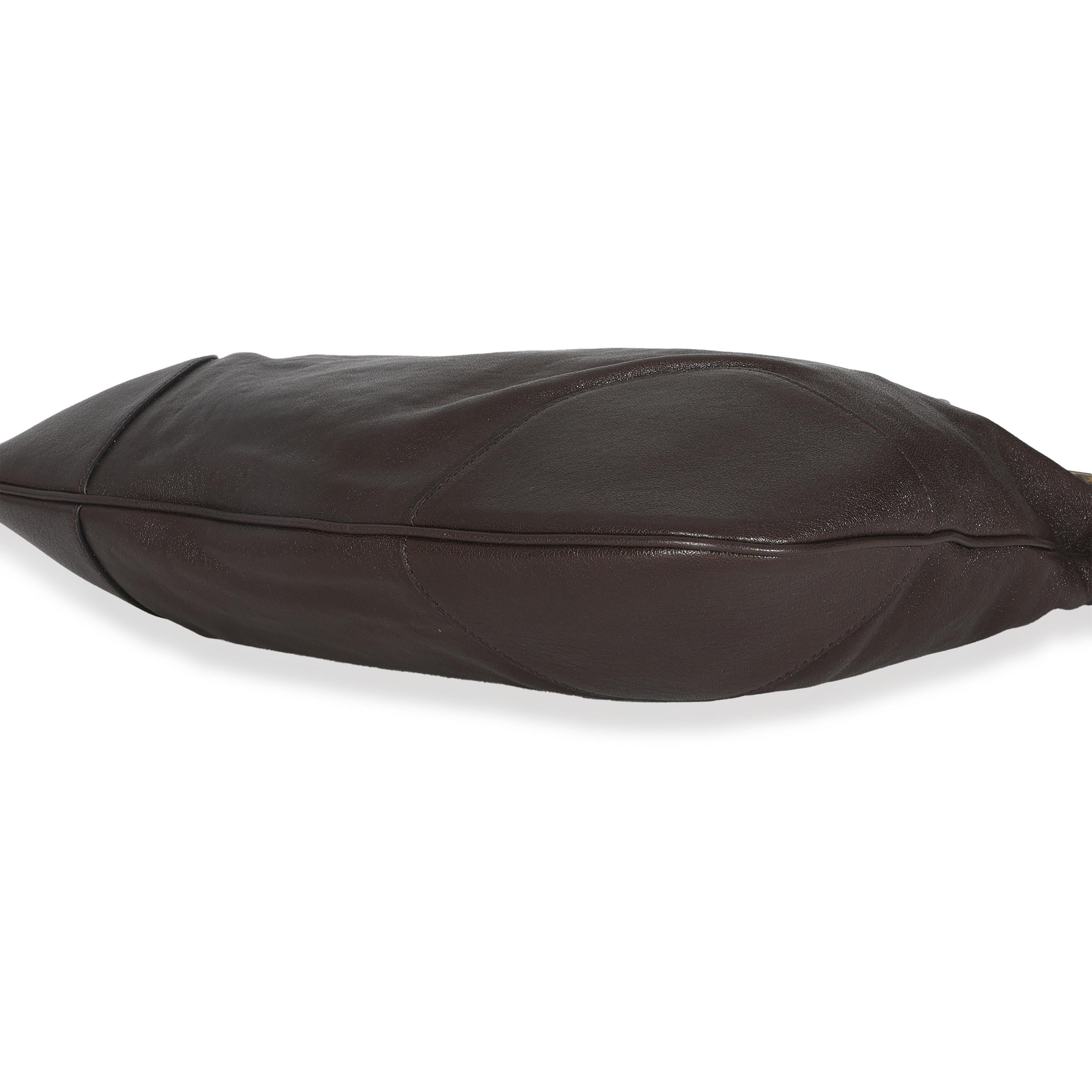 Women's Gucci Brown Calfskin Leather 1955 Horsebit Cinch For Sale