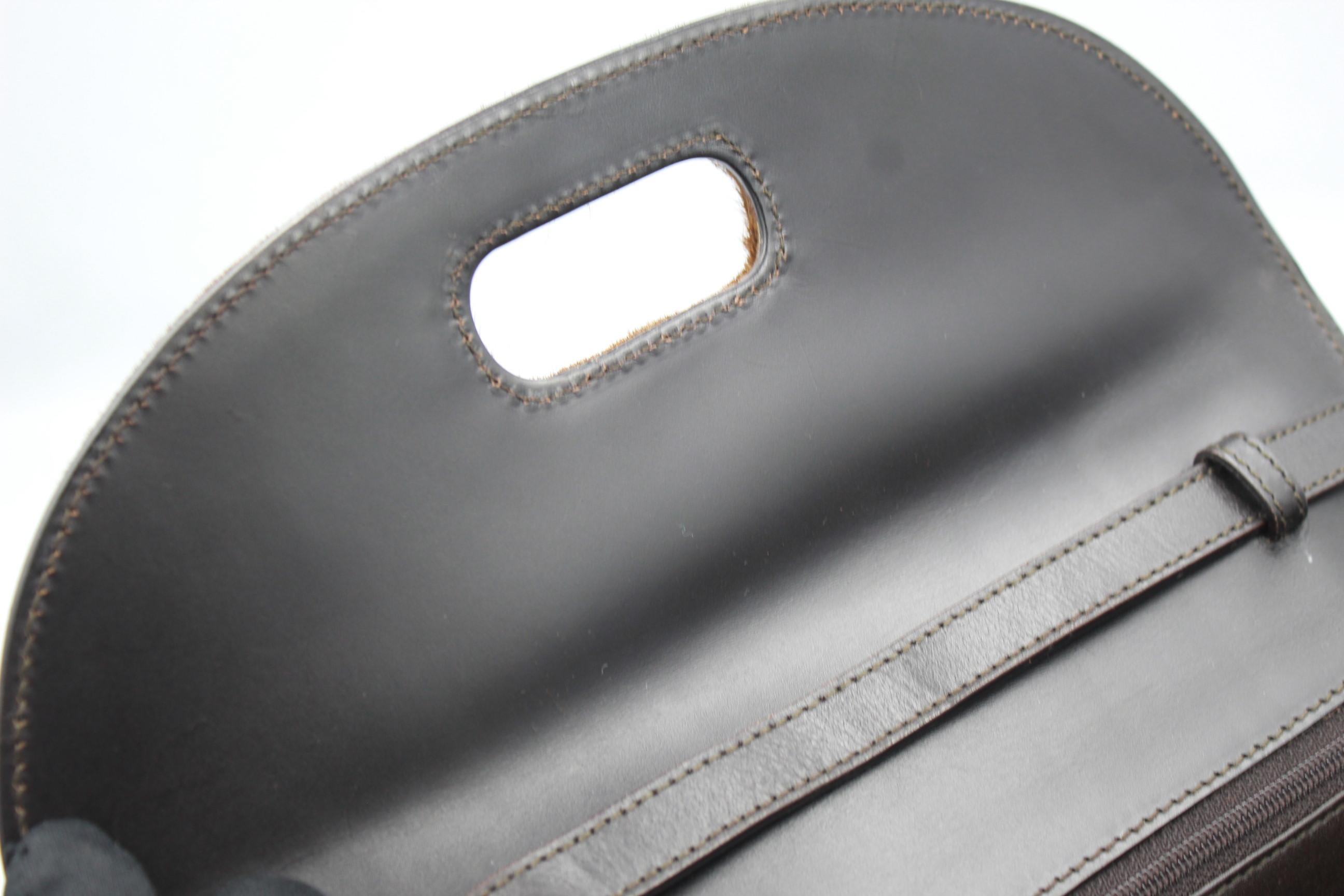 Gucci Brown Calfskin Leather Shoulder Bag 3