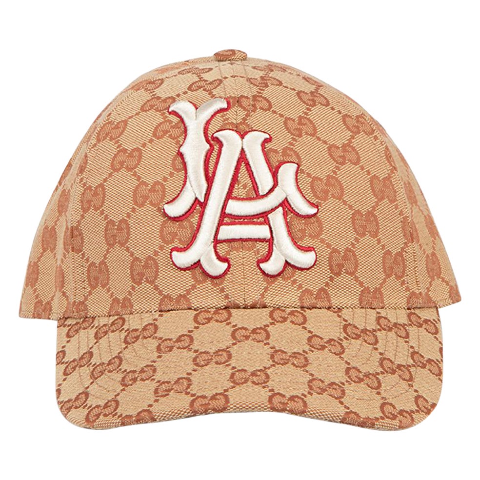 Gucci Brown Canvas GG Supreme Cap