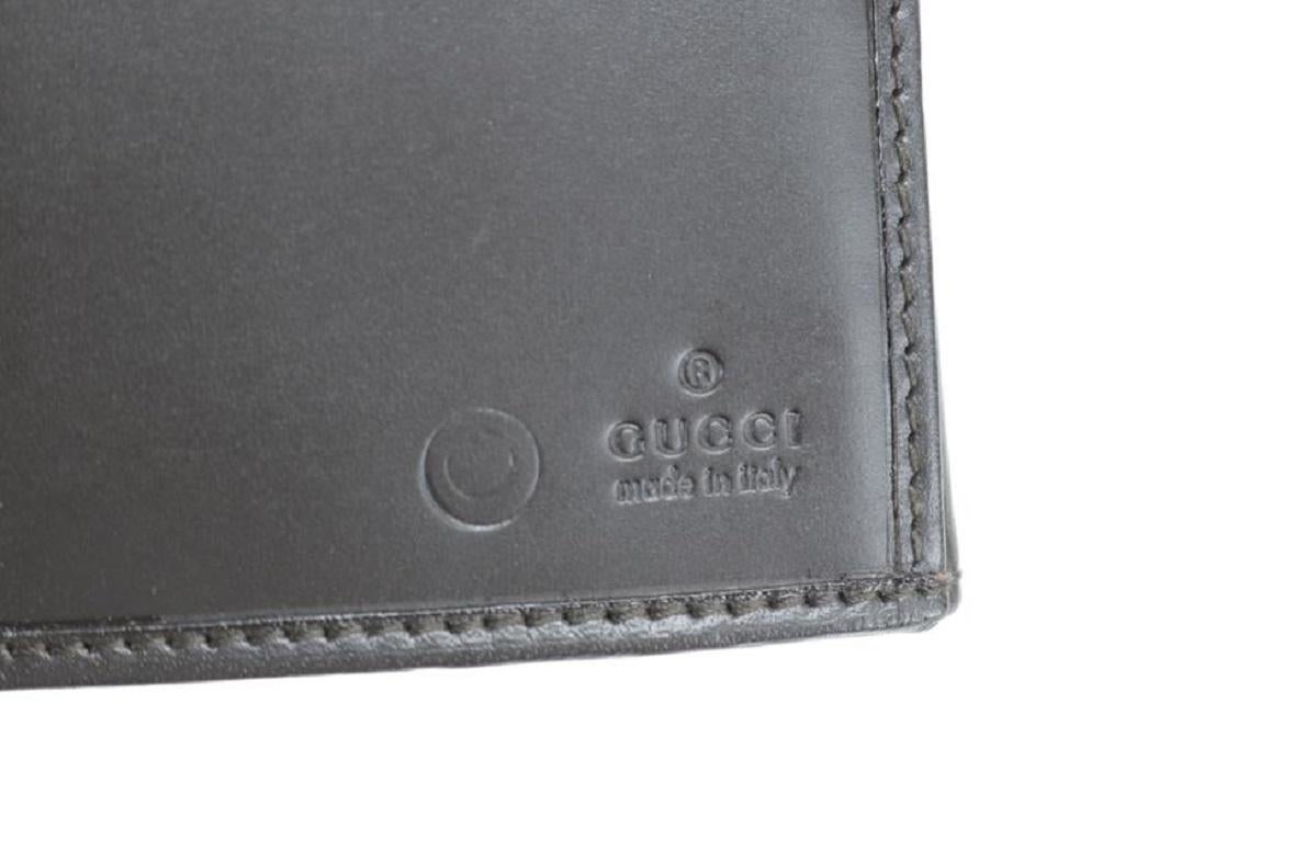 Gray Gucci Brown Clutch Web Long Bifold Monogram Gg Piston 30gk0116 Wallet