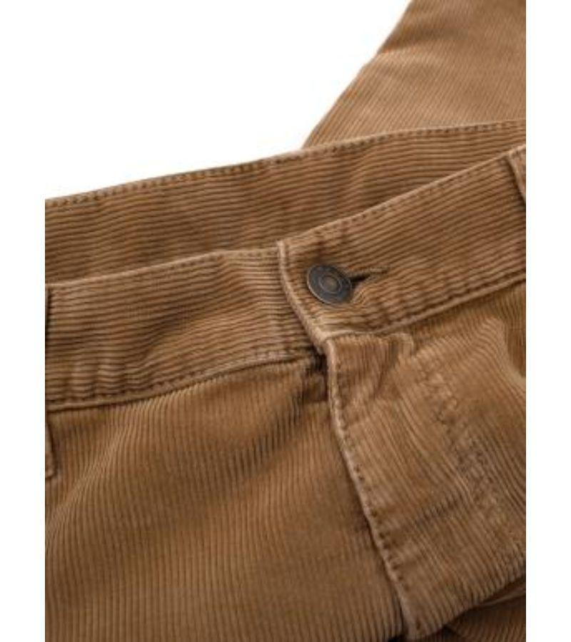 Gucci Brown Corduroy Trousers For Sale 2