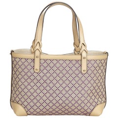 Gucci Brown Diamante Craft Tote Bag