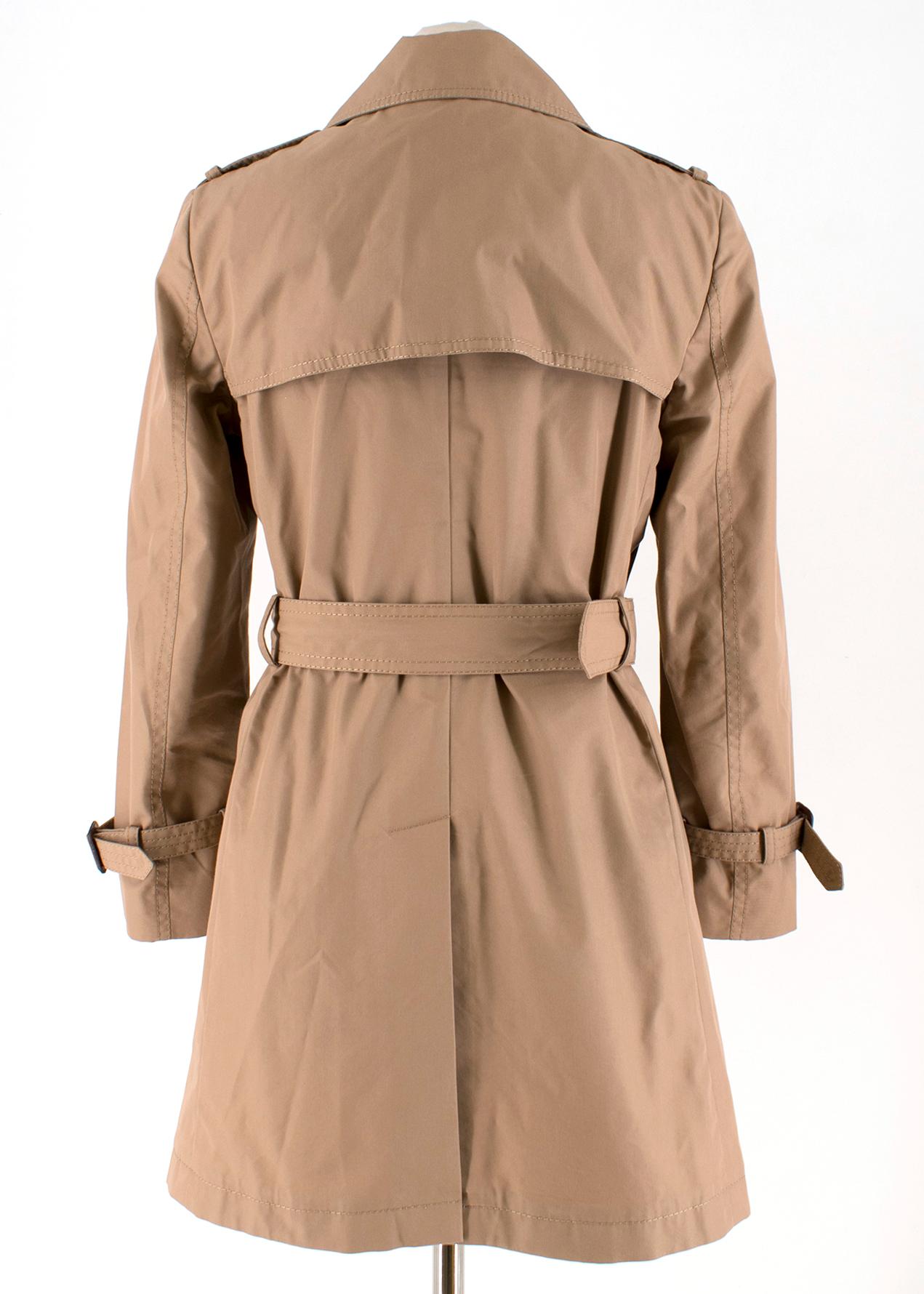 brown gucci trench coat