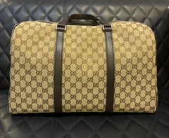 Gucci Brown GG Canvas Duffle Bag